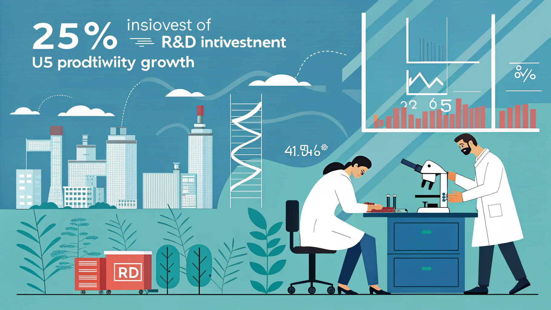 Public R&D Investment Drives 25% of US Productivity Growth